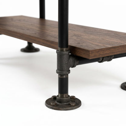 Darcy Industrial Pipe Bookcase