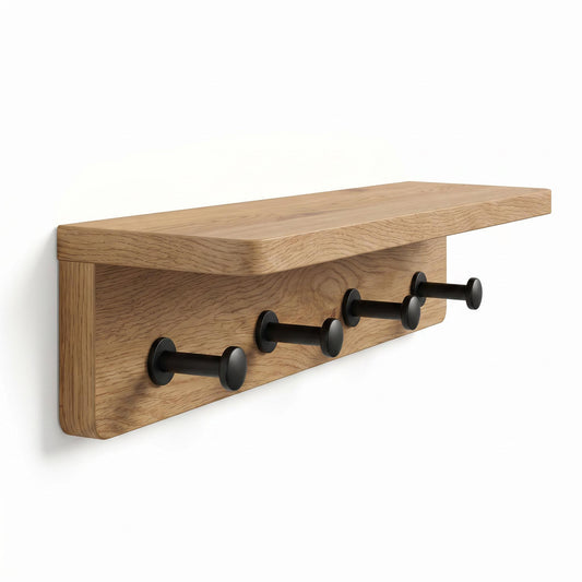 Jude Wall-Mounted Coat Rack Shelf