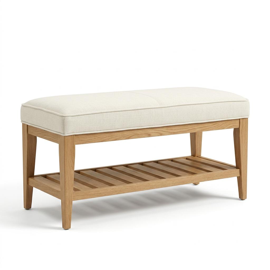 Olivia Upholstered Entryway Bench